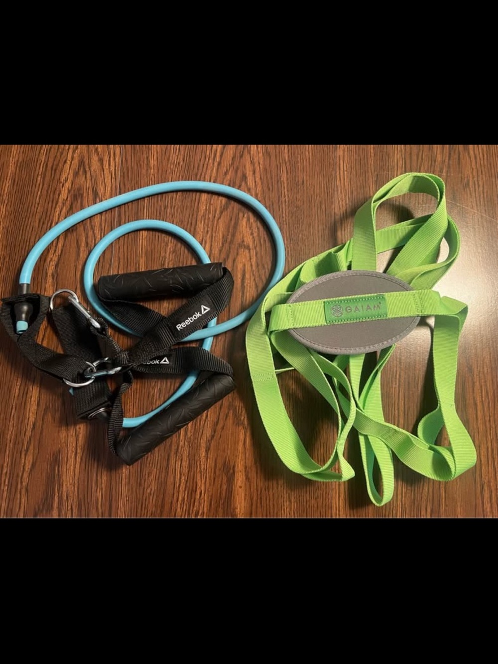 GAIAM Yoga Band & Reebok Resistant Band